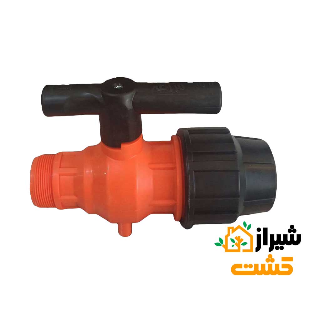 خرید شیر توپی یکسر رابط و یکسر دنده بیرون